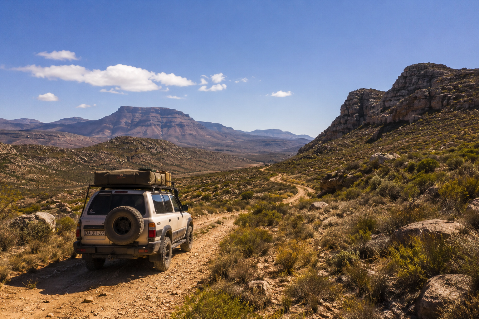 4x4 route in Southern Africa