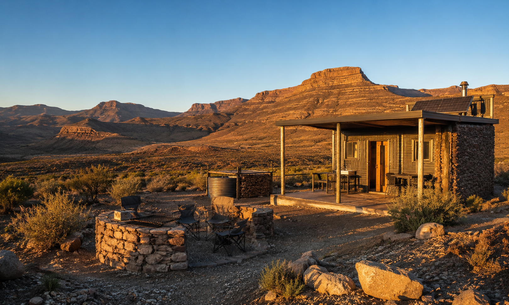 Off-grid accommodation in Southern Africa